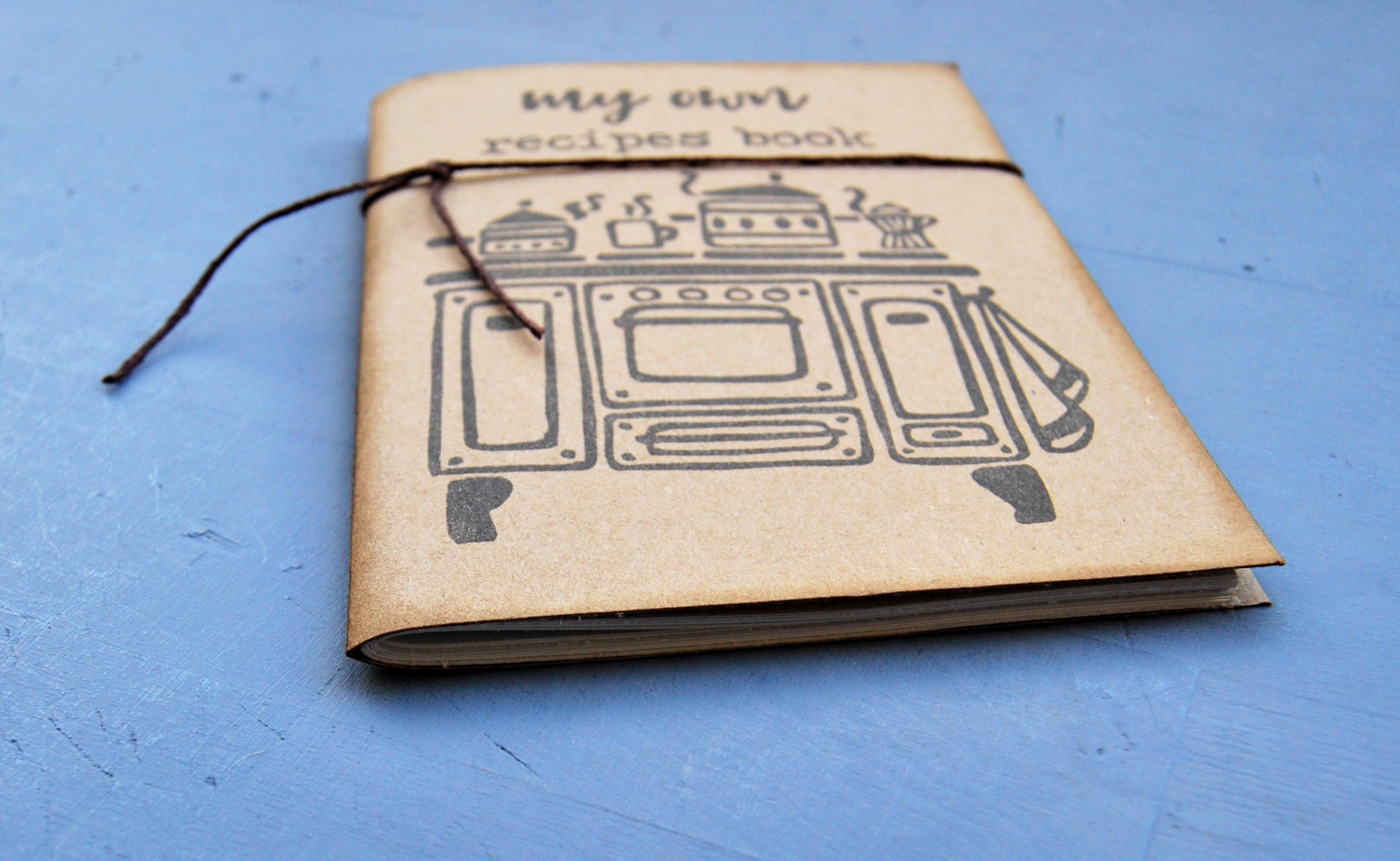 Ricettari carta riciclata, Ricettario My Own Recipes Book sotto