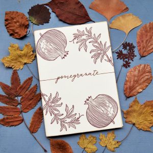 Quaderno personalizzato Melograno