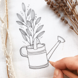 Illustrazioni inchiostrate, illustrazioni botaniche disegnate a mano