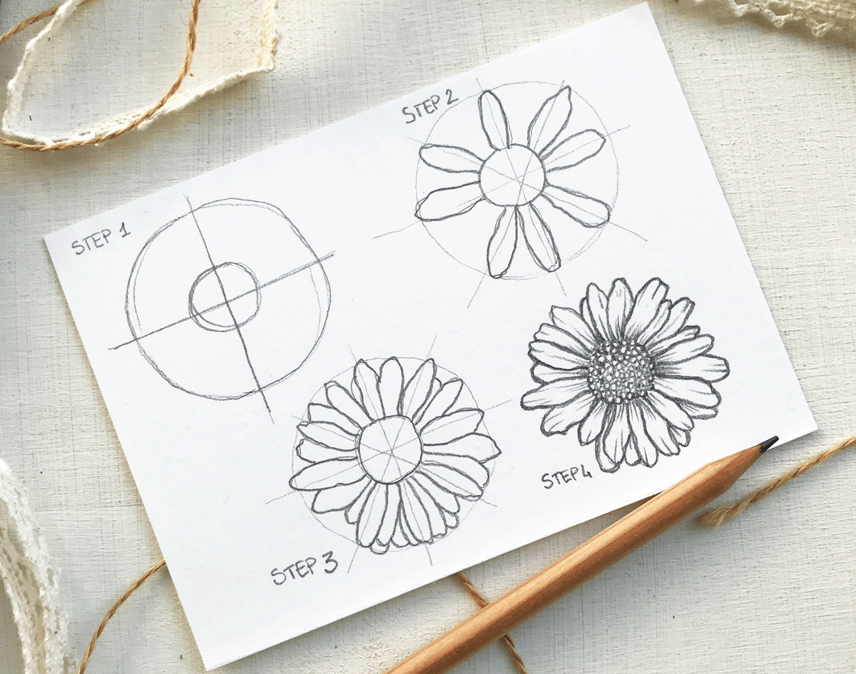 Come Disegnare Un Fiore In 4 Semplici Mosse Latuamomis