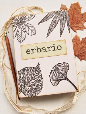 Erbario foglie, erbario artigianale foglie