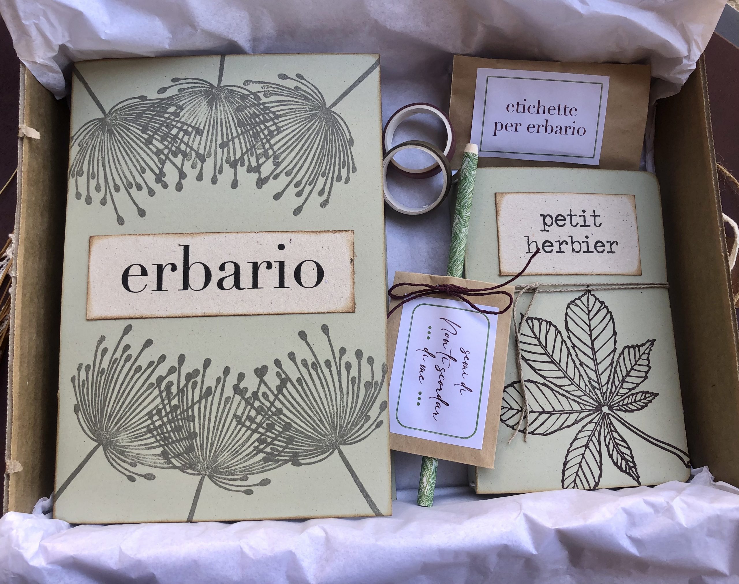 Boxed gift erbario 1