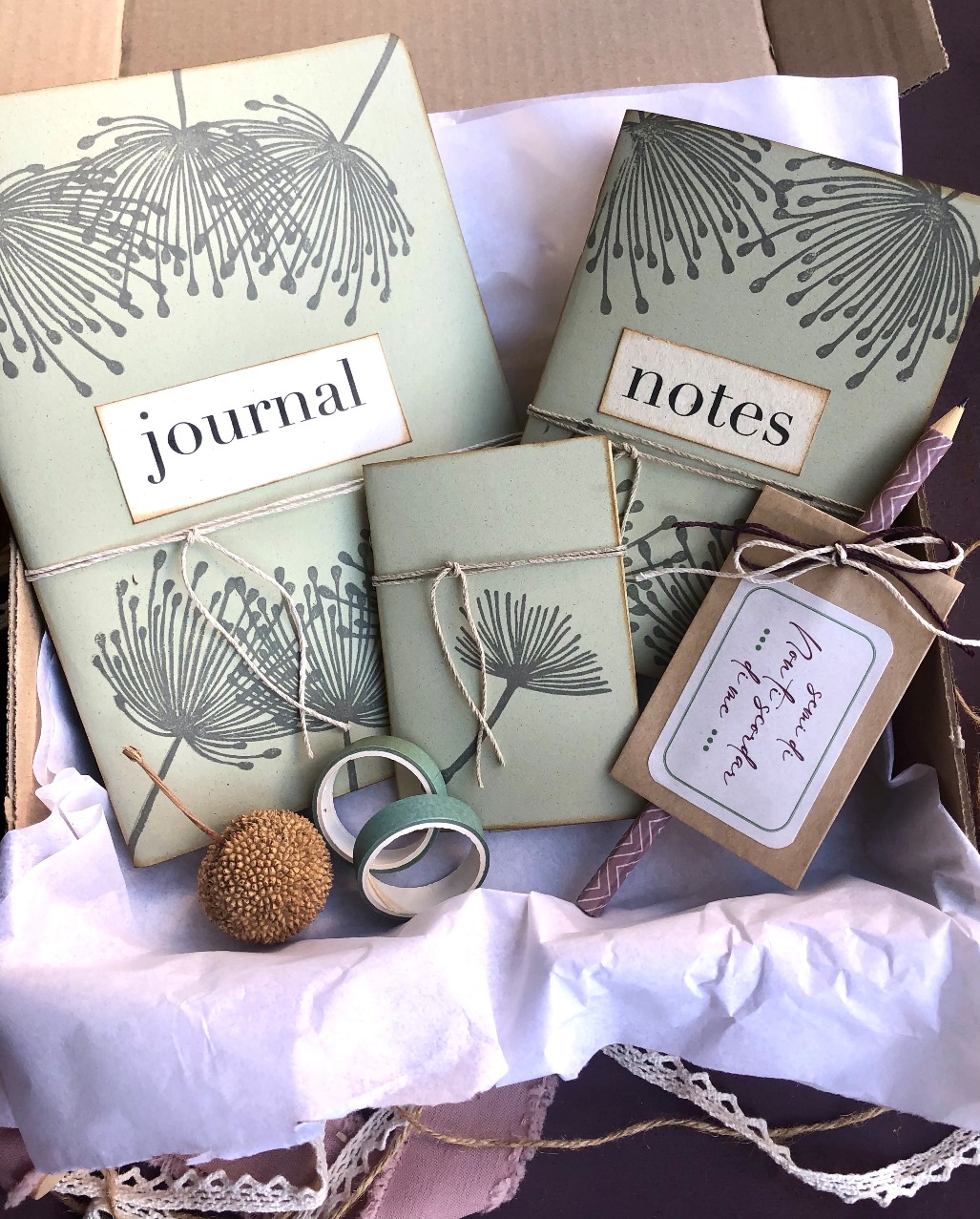 gift box dandelion
