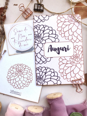 Biglietti auguri personalizzati botanici