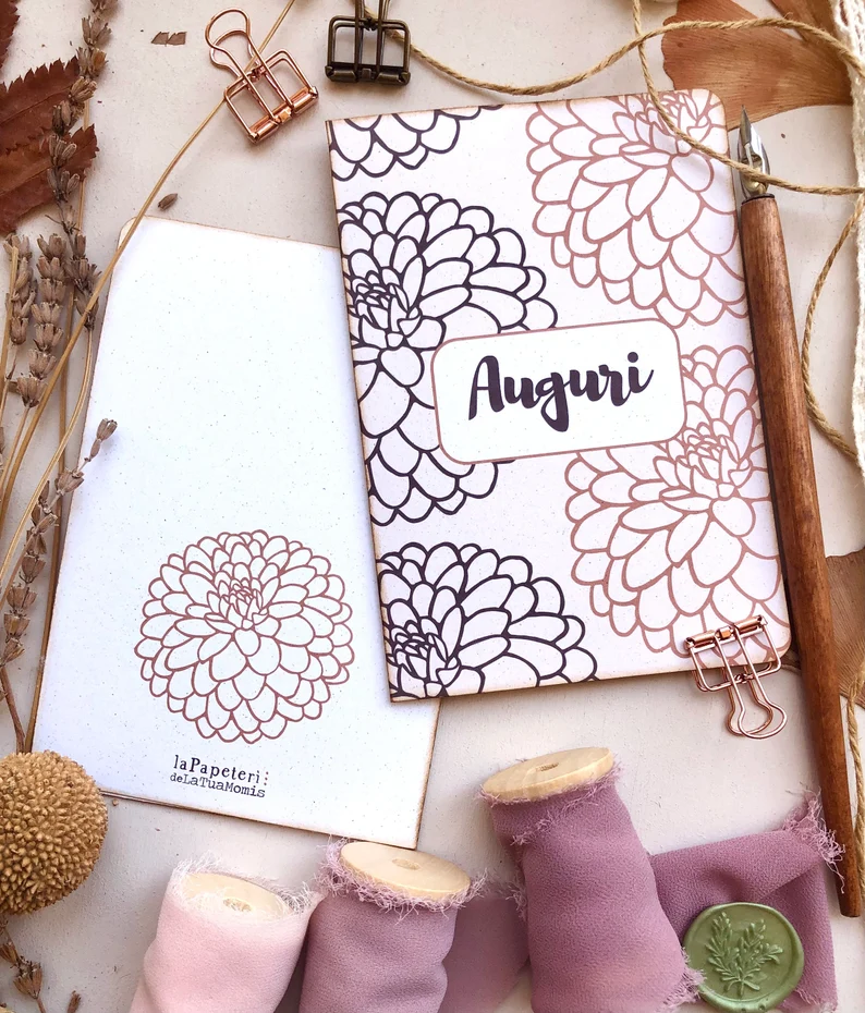 Biglietti auguri personalizzati botanici