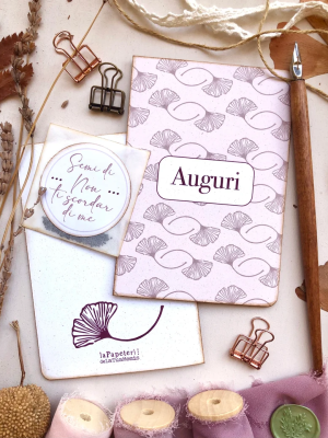 Biglietti auguri personalizzati botanici