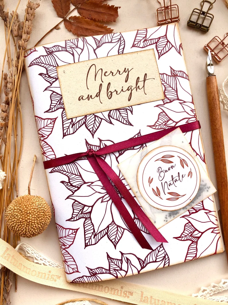 Quaderno personalizzato Natale