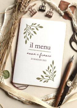 Menu botanico