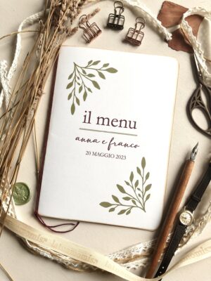 Menu botanico