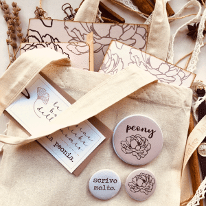 Set borsetta con quaderni