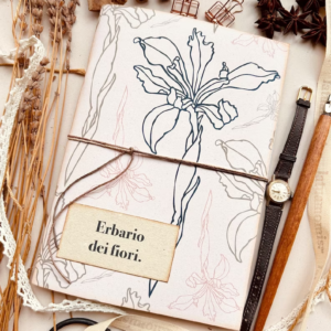 Erbario con fiori pressati, regalo festa mamma